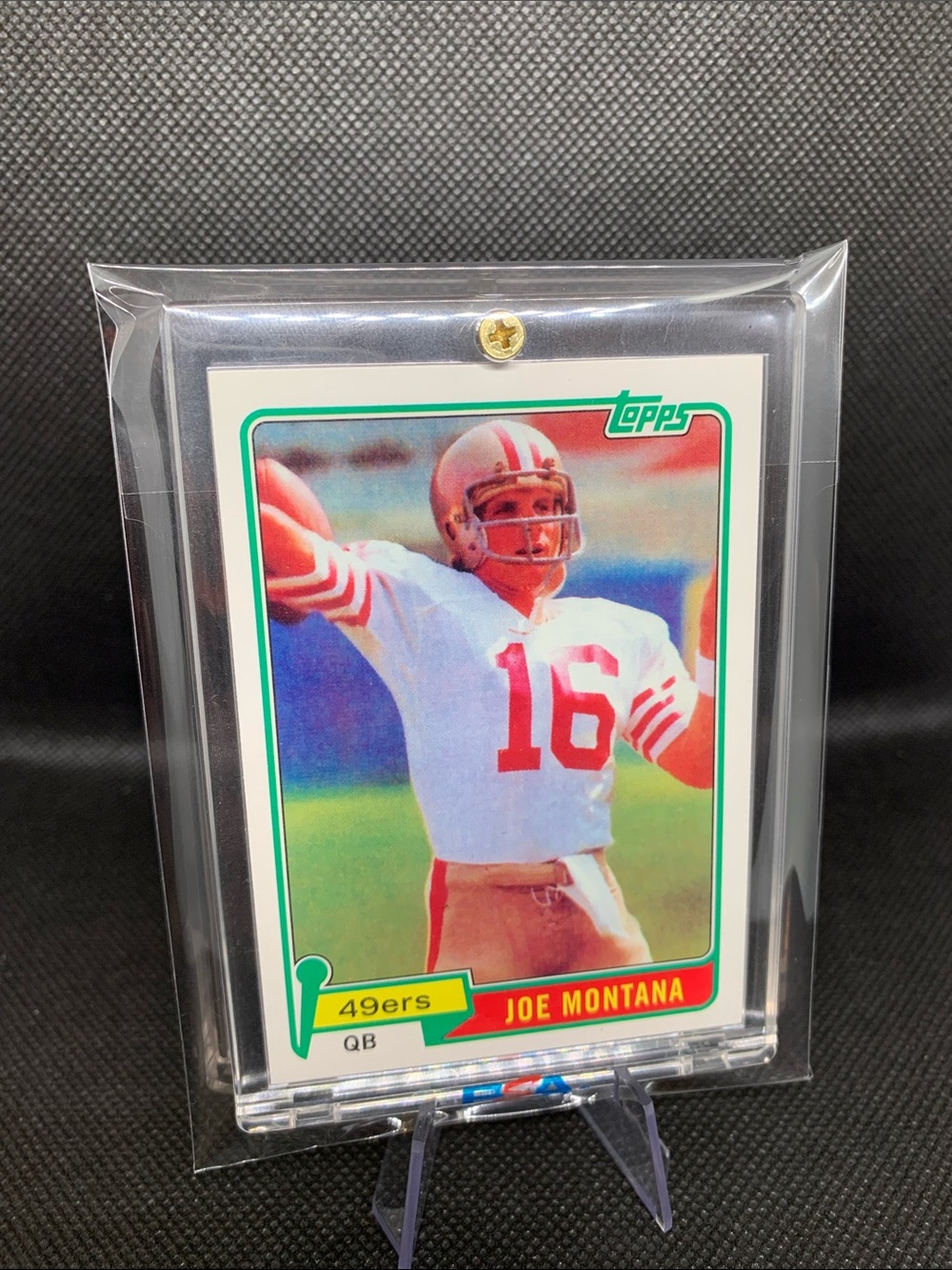 Joe Montana 49ers Rookie Card Topps Official 2010 Anniversary Reprints In Case!